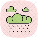 Regen Auf Dem Feld Regen Feld Symbol