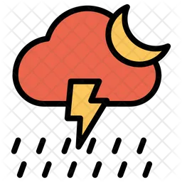 Regen Blitz  Symbol