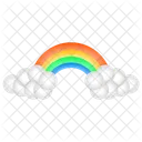 Wetter Sonne Bewolkt Symbol