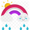 M Regenbogen Symbol