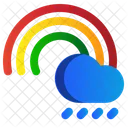 Regenbogen Wolke Fruhling Icon