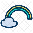 Wolke Bunt Sonne Icon