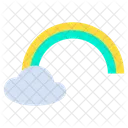 Wolke Bunt Sonne Icon