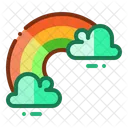 Regenbogen Wolke Spektrum Symbol