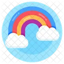 Regenbogen Wolkenregenbogen Farbspektrum Symbol