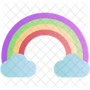 Fruhling Jahreszeit Regenbogen Symbol