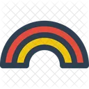 Regenbogen Regen Wetter Icon