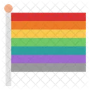 Regenbogenfahne LGBTQ Stolz Symbol