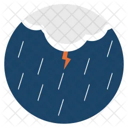 Regenfall  Symbol