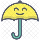 Regenschirm Schutz Wetter Symbol