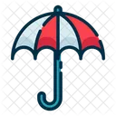 Regenschirm Schutz Regenschutz Icon