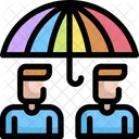 Regenschirm LGBT Homosexuelle Symbol