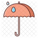 Regenschirm Regenschirm Regenschutz Symbol