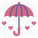 Regenschirm Schutz Velvetine Symbol