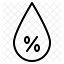 Tropfen Feuchtigkeit Wetter Symbol