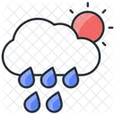 Regnerisches Wetter  Symbol