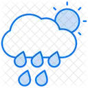 Regnerisches Wetter  Symbol