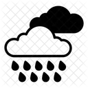 Regnerisch Wetter Prognose Symbol