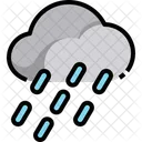 Regenwetter Regen Regnet Symbol