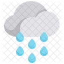Regenwetter Regen Regnet Symbol