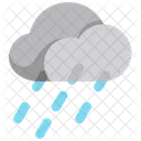 Regenwetter Regen Regnet Symbol