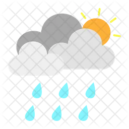 Regnerisches Wetter  Symbol