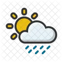 Regenwolken  Symbol