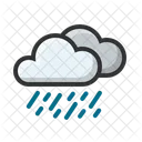 Regenwolken  Symbol