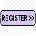 Register Click Button Icon