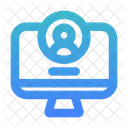 Monitor Account Simple Icon