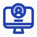 Monitor Account Simple Icon