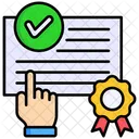 Registered Certificate Degree Icon