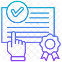 Registered Certificate Degree Icon