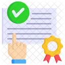 Registered Certificate Degree Icon