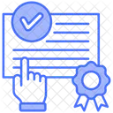 Registered Certificate Degree Icon