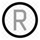 Registered Trademark R Radiation Icon