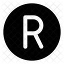 Registered Trademark R Radiation Icon