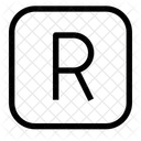 Registered Trademark Square Symbol Sign Icon