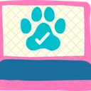 Registration Pet Computer Icono