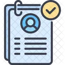 Registration Document Portfolio Icon