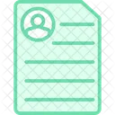 Registration Duotone Line Icon Icon