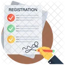 Registration Enrollment Register アイコン