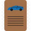 Registration Certificate Icon Icon