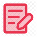 Registration Edit Document Icon