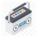 Registratore Registratore A Cassette Boombox Icon