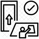 Scannen Registrieren Qualifiziert Symbol