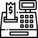 Registrierkasse Elektronik Zahlung Icon