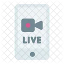 Registro ao vivo  Ícone
