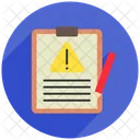 Registro De Incidentes Informe Registro Icono