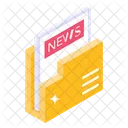 Arquivo De Noticias Pasta Registro De Noticias Icon